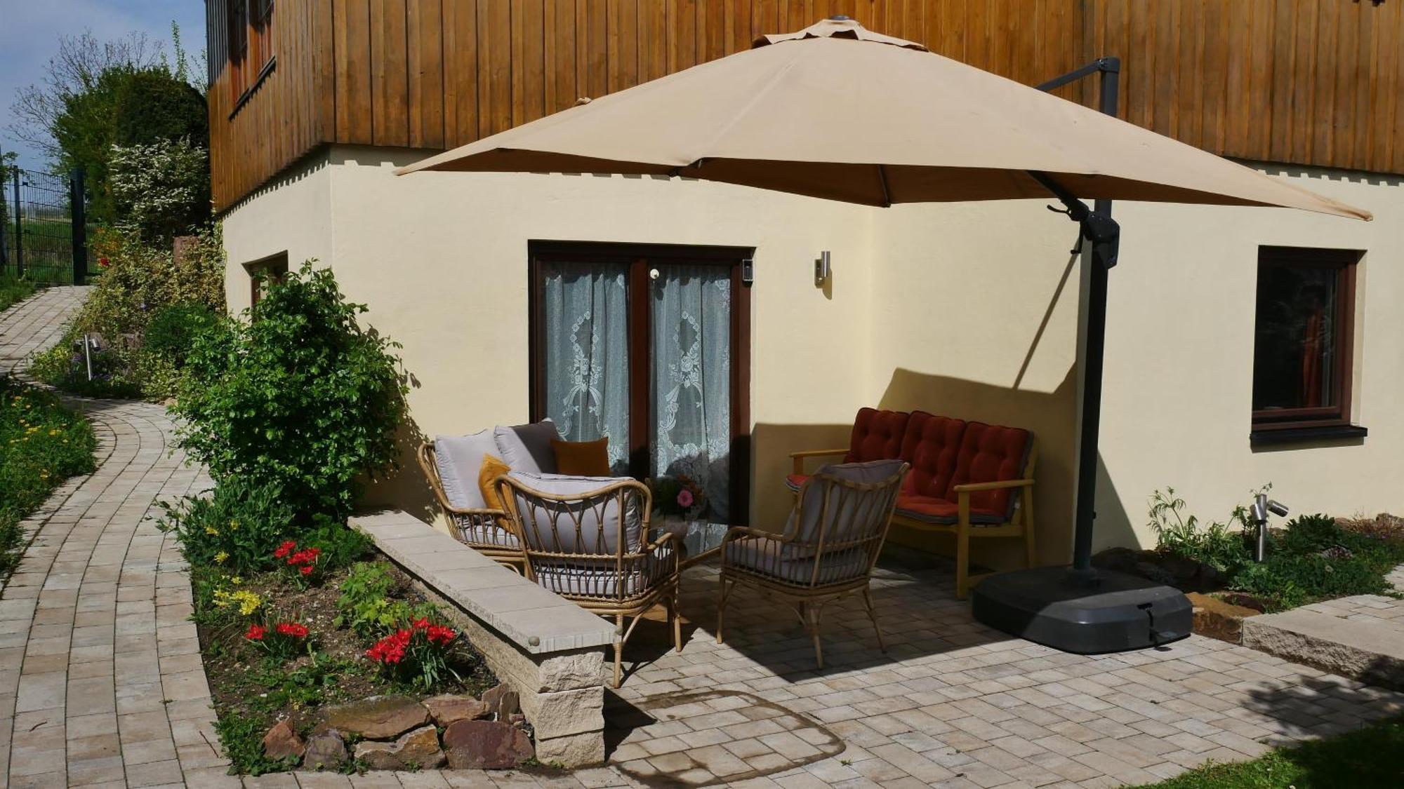 Ferienwohnung An Den Weingaerten Langenlonsheim Exteriör bild